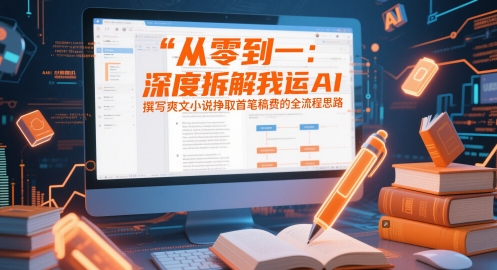 从零到一：深度拆解我运用AI撰写爽文小说挣取首笔稿费的全流程思路-藏宝阁