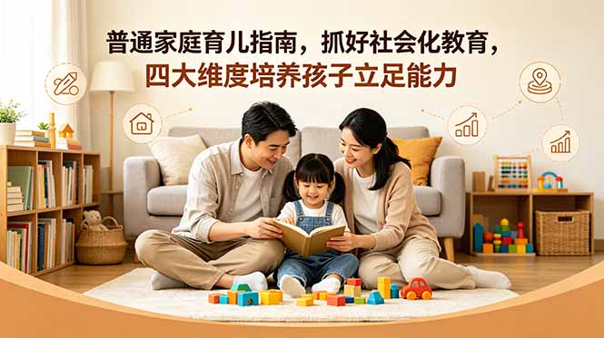 付费文章：普通家庭育儿指南，抓好社会化教育，四大维度培养孩子立足能力-藏宝阁