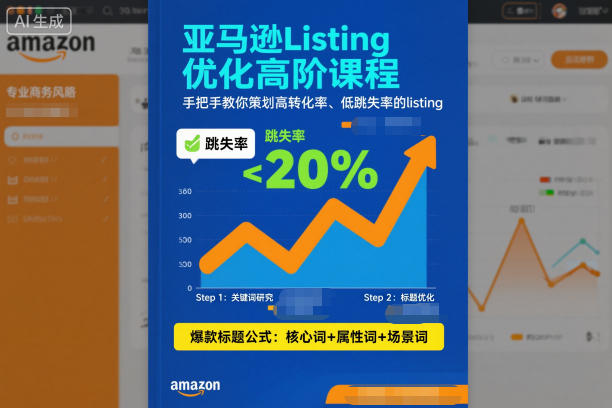 亚马逊Listing优化高阶课程，手把手教你策划高转化率、低跳失率的listing-藏宝阁