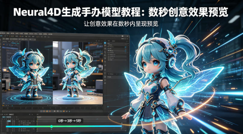 Neural4D生成手办模型教程，让创意效果在数秒内呈现预览-藏宝阁