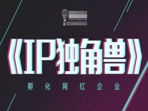 IP独角兽，孵化网红企业，ip教程-藏宝阁