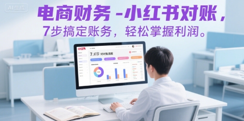 电商财务-小红书对账，7步搞定账务，轻松掌握利润-藏宝阁
