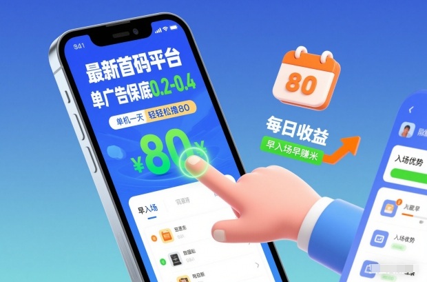 最新首码平台，单广告保底0.2-0.4，单机一天轻松撸80，早入场早賺米【揭秘】-藏宝阁