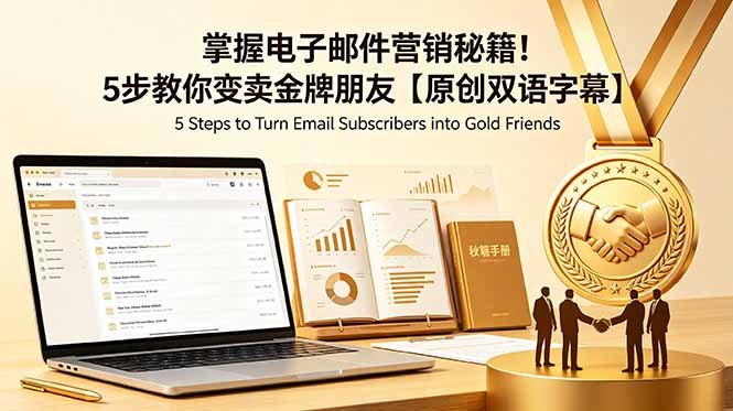 掌握电子邮件营销秘籍！5步教你变卖金牌朋友【原创双语字幕】-藏宝阁