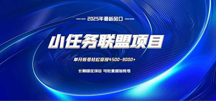 小任务联盟项目：一台电脑每天只需10分钟，轻松简单稳定-藏宝阁