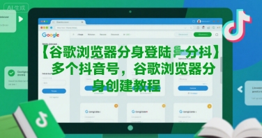 谷歌浏览器分身登陆多个抖音号，谷歌浏览器分身创建教程-藏宝阁