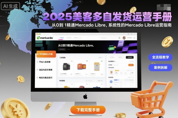 2025美客多自发货运营手册：从0到1精通Mercado Libre，系统性的Mercado Libre运营指南-藏宝阁