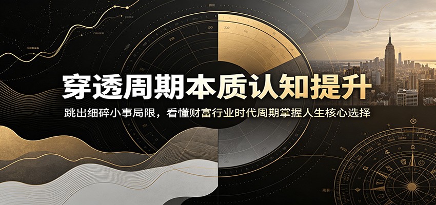 穿透周期本质认知提升：跳出细碎小事局限，看懂财富行业时代周期掌握人生核心选择-藏宝阁