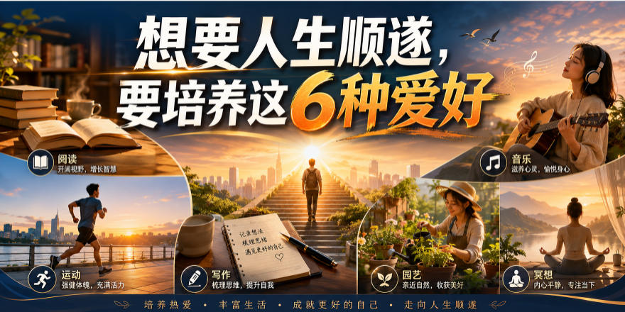 公众号付费文章：想要人生顺遂，要培养这6种爱好-藏宝阁