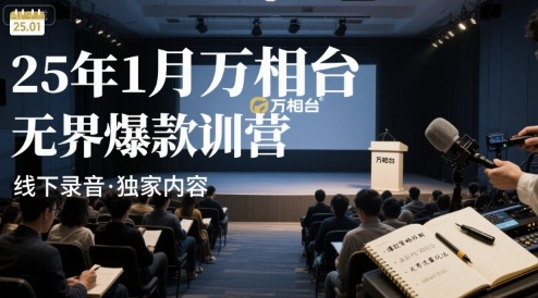 25年1月万相台无界爆款特训营线下录音-藏宝阁
