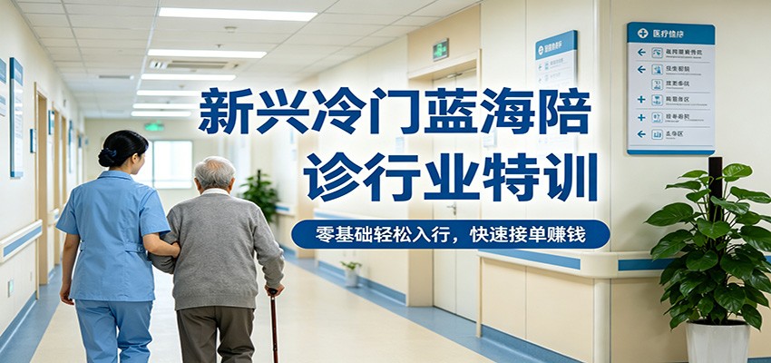 新兴冷门蓝海陪诊行业特训，零基础轻松入行，快速接单赚钱-藏宝阁