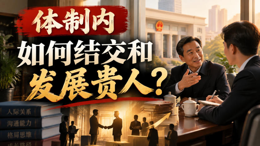 某公众号付费文章：体制内，如何结交和发展贵人?-藏宝阁