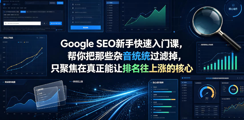 Google SEO新手快速入门课，帮你把那些杂音统统过滤掉，只聚焦在真正能让排名往上涨的核心动作【原创双语字幕】-藏宝阁