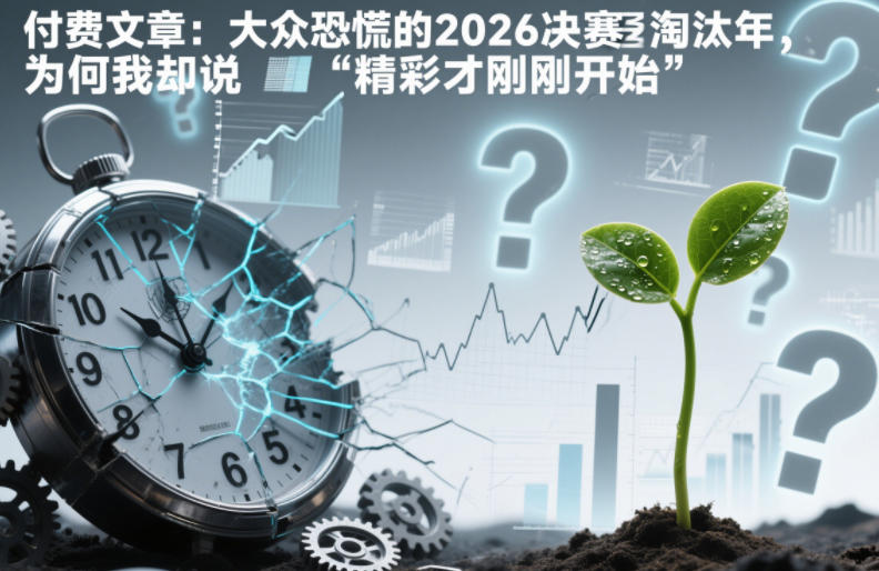 付费文章：大众恐慌的2026决赛淘汰年，为何我却说“精彩才刚刚开始”？-藏宝阁