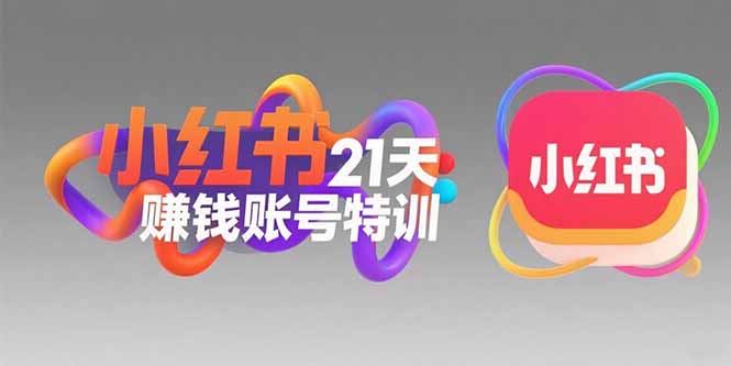 小红书21天赚钱账号特训：黄金定位技巧，高转粉文案创作，科学引流策略-藏宝阁