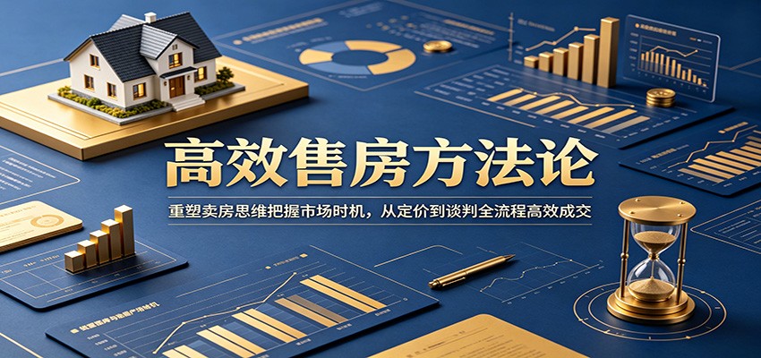 高效售房方法论：重塑卖房思维把握市场时机，从定价到谈判全流程高效成交-藏宝阁