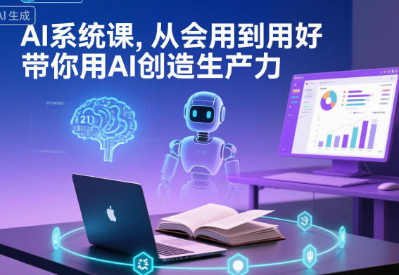 AI系统课，从会用到用好，带你用AI创造生产力-藏宝阁