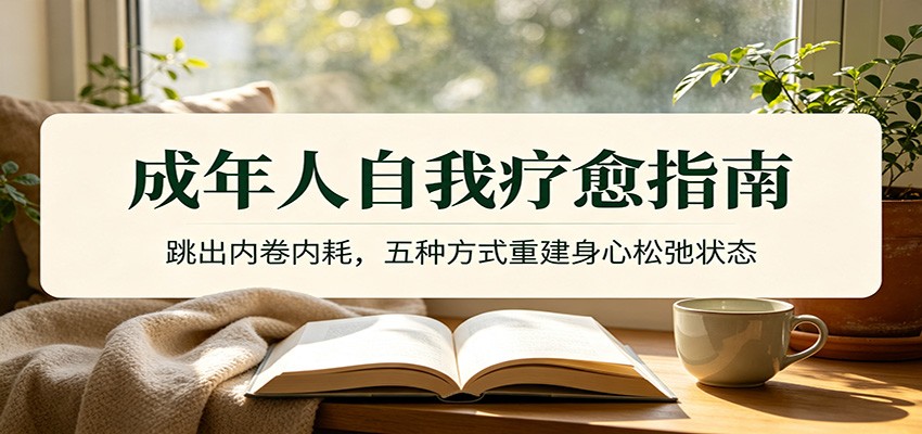成年人自我疗愈指南：跳出内卷内耗，五种方式重建身心松弛状态-藏宝阁