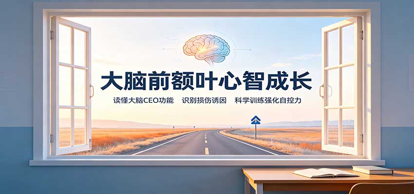 大脑前额叶心智成长：读懂大脑CEO功能，识别损伤诱因，科学训练强化自控力-藏宝阁