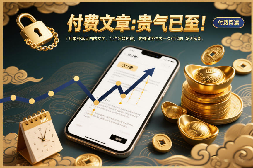 付费文章：贵气已至！用最朴素直白的文字，让你清楚知道，该如何接住这一次时代的泼天富贵-藏宝阁