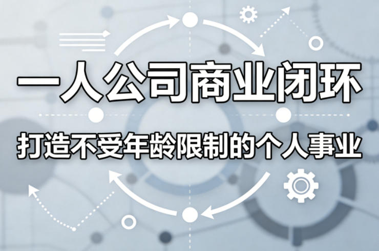 一人公司商业闭环，打造一份不受年龄限制的个人事业-藏宝阁