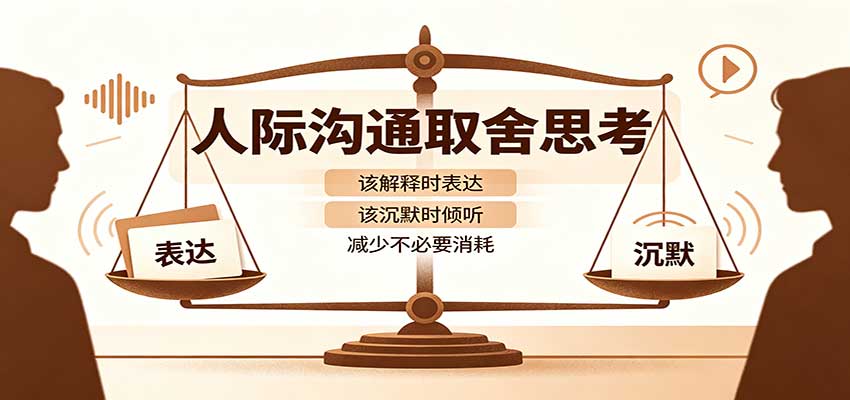 人际沟通取舍思考:分清解释与沉默边界,拿捏职场生活沟通分寸减少情绪内耗-藏宝阁