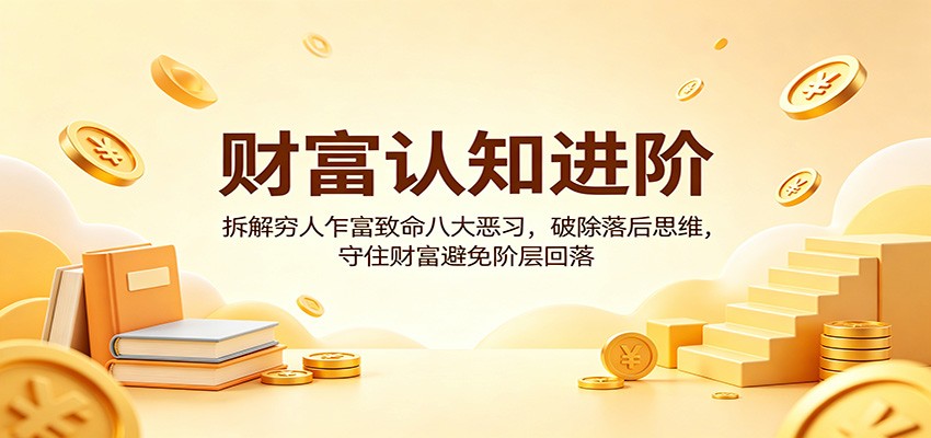 财富认知进阶：拆解穷人乍富致命八大恶习，破除落后思维，守住财富避免阶层回落-藏宝阁