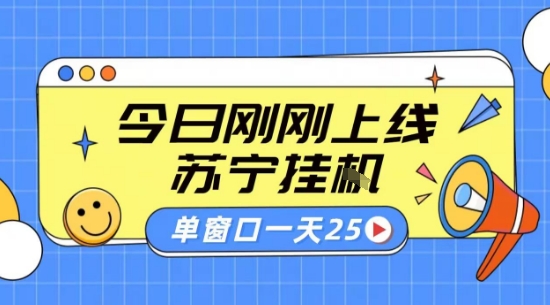 苏宁全自动采集挂G项目 稳定可批量 单窗口收益30+ 附教程【揭秘】-藏宝阁