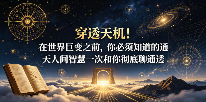 付费文章：穿透天机！在世界巨变之前，你必须知道的通天人间智慧一次和你彻底聊通透-藏宝阁