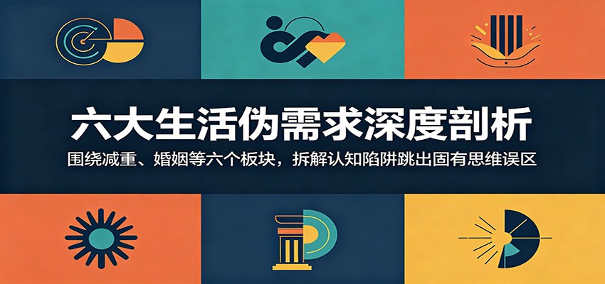 六大生活伪需求深度剖析：围绕减重、婚姻等六个板块，拆解认知陷阱跳出固有思维误区-藏宝阁
