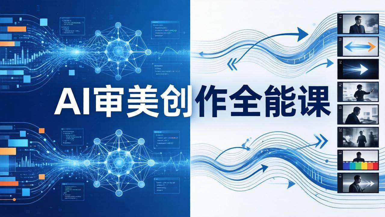 AI审美创作全能课：MJ+Seedance+模型训练+影视分镜+编剧，一站式掌握AI艺术创作-藏宝阁