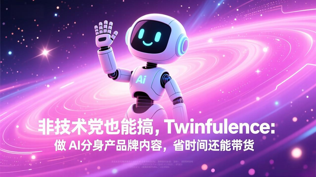 非技术党也能搞!Twinfluence:做 AI 分身产品牌内容,省时间还能带货-藏宝阁