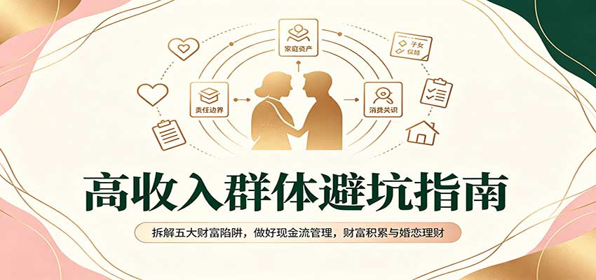 高收入群体避坑指南：拆解五大财富陷阱，做好现金流管理，财富积累与婚恋理财-藏宝阁