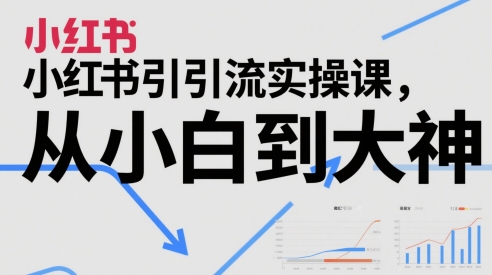小红书引流实操课，从小白到大神-藏宝阁