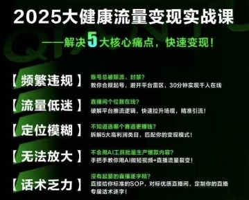 大健康流量全域新增长8.0，三月底线下课视频，大健康万亿蓝海，从类目突围到模式迭代-藏宝阁