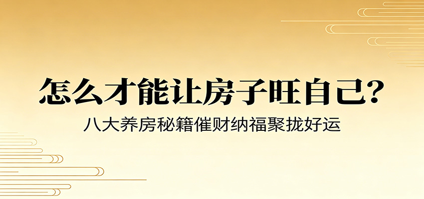 付费文章《怎么才能让房子旺自己？》八大养房秘籍催财纳福聚拢好运-藏宝阁