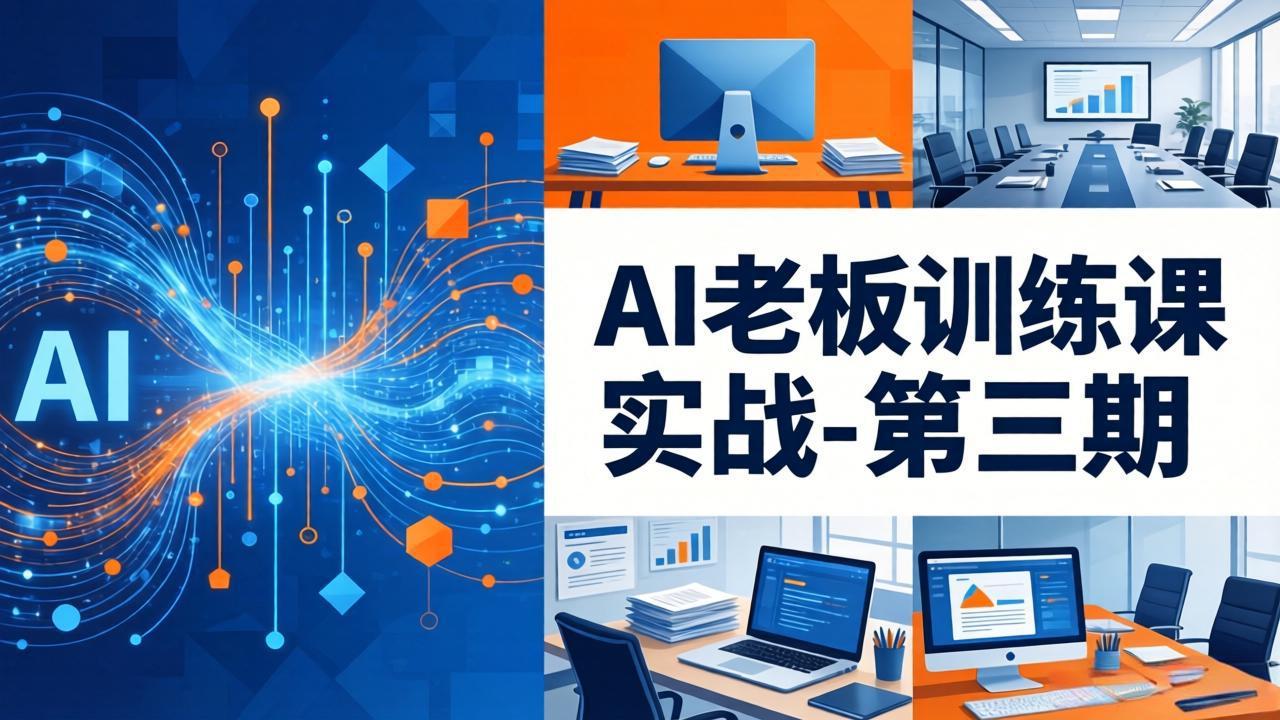 AI老板训练课实战-第三期：AI+内容应用落地教学，从0到1打通AI变现完整路径-藏宝阁