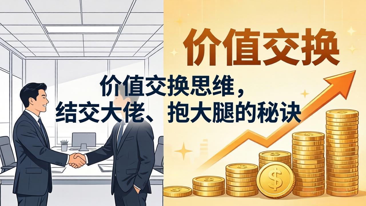 某付费文章：价值交换思维，结交大佬、抱大腿的秘诀-藏宝阁