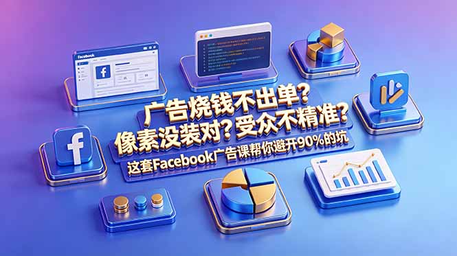 广告烧钱不出单？像素没装对？受众不精准？这套Facebook广告课帮你避开90%的坑-原创双语字幕-藏宝阁