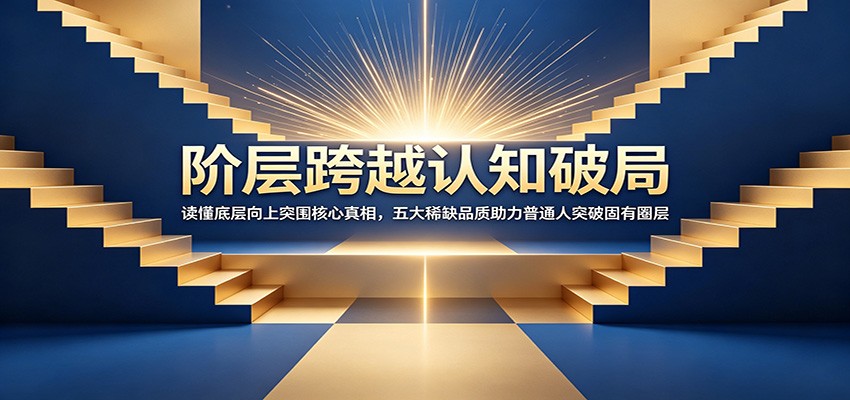 阶层跨越认知破局：读懂底层向上突围核心真相，五大稀缺品质助力普通人突破固有圈层-藏宝阁