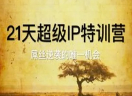 21天超级IP特训营，屌丝逆袭的唯一机会-藏宝阁