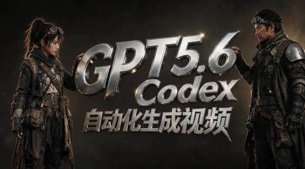 GPT5.6+Codex自动化视频生成：提示词设计×角色设定×封面海报×工作流思路，高效产出AI视频-藏宝阁