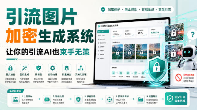 引流图片加密生成系统，让你的引流AI也束手无策-藏宝阁