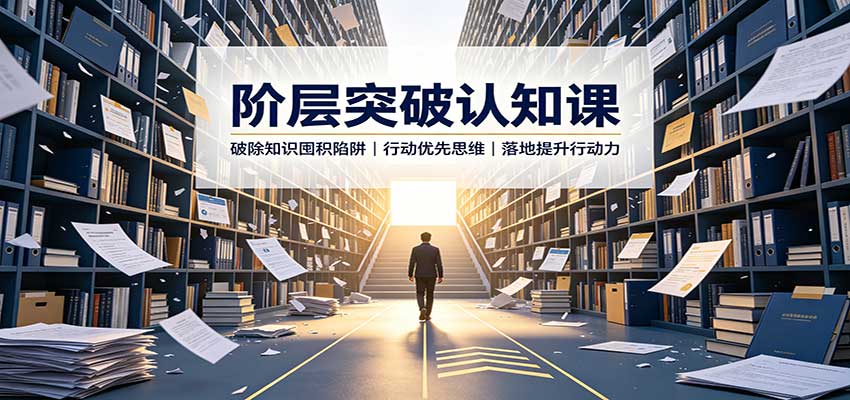 阶层突破认知课：破除知识囤积陷阱，行动优先思维，落地提升行动力-藏宝阁