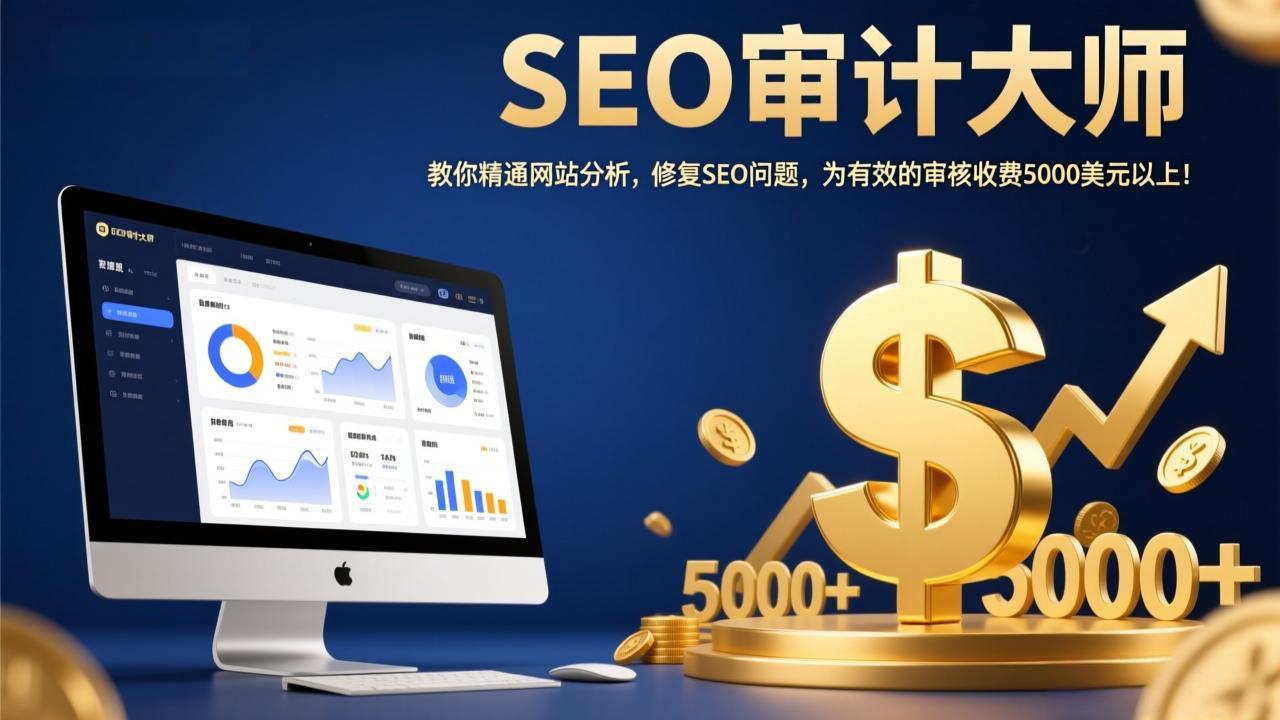 SEO审计大师：教你精通网站分析，修复SEO问题，为有效的审核收费5000美元以上！-藏宝阁