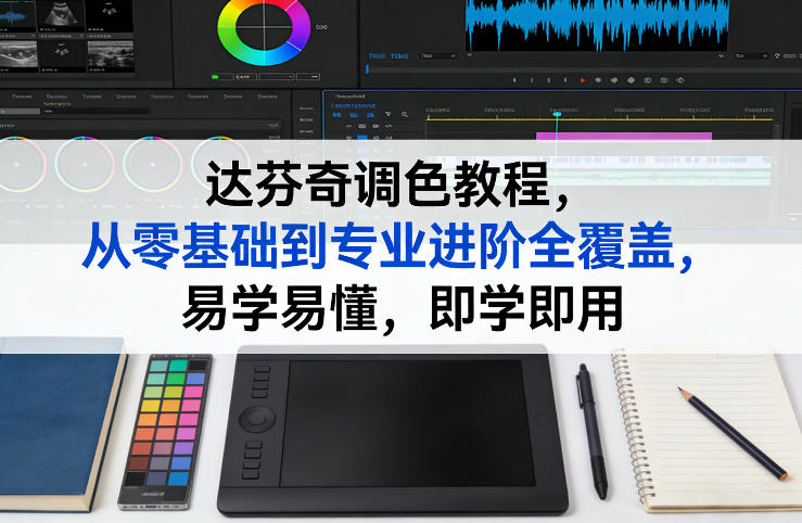 达芬奇调色教程，从零基础到专业进阶全覆盖，易学易懂，即学即用-藏宝阁