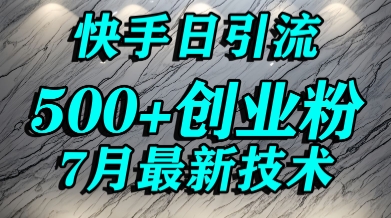 创业粉怎么打？快手精准引流创业粉，宝妈群体日进500+精准流量-藏宝阁