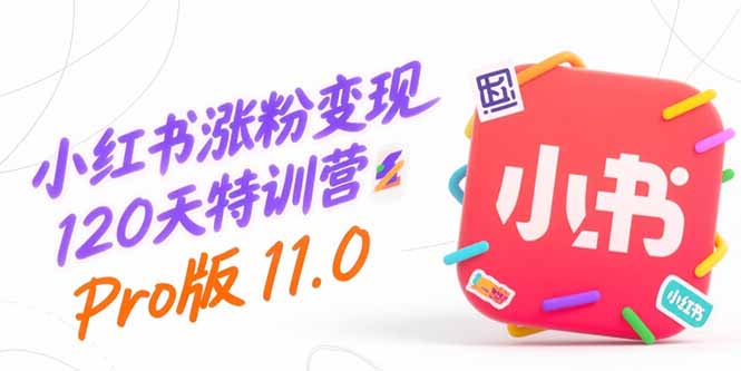 小红书涨粉变现120天特训营Pro版11.0：从0到1掌握平台运营,内容制作和变现-藏宝阁