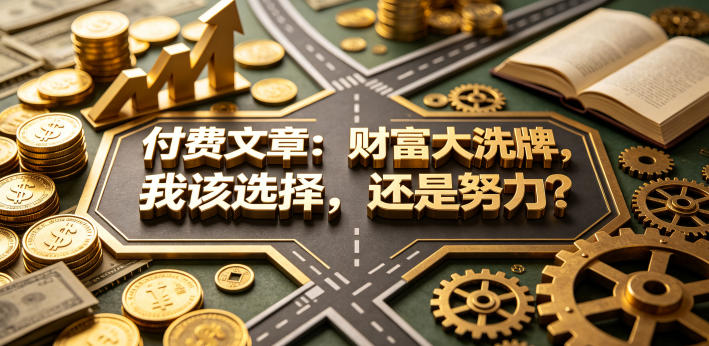 付费文章：财富大洗牌，我该选择，还是努力？-藏宝阁