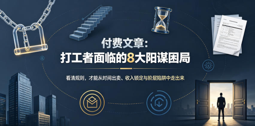 付费文章：打工者面临的8大阳谋困局-藏宝阁